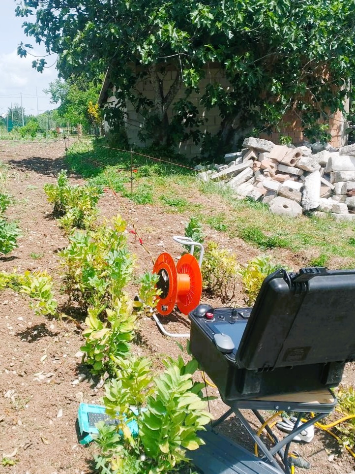 Prova geoelettrica per ricerca d'acqua Baranello (CB)